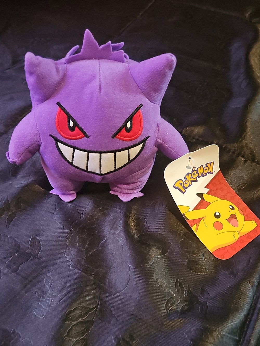 Pokemon Gengar Plush - Purple with Red Eyes